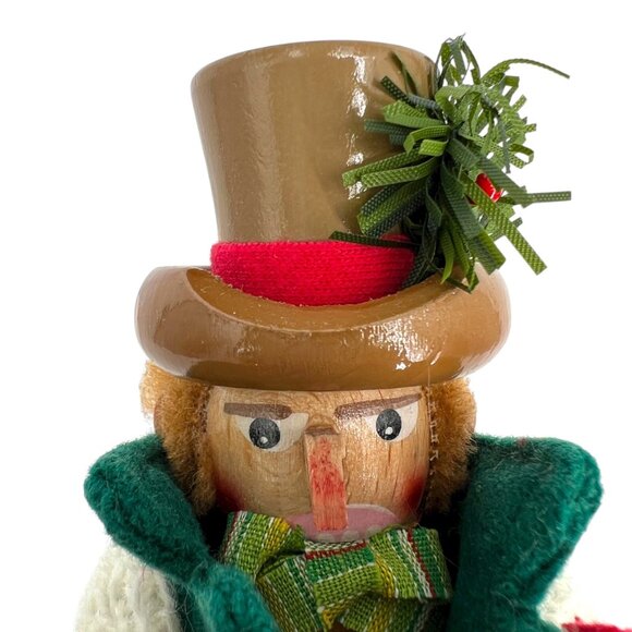 Steinbach Bob Cratchit Mini Nutcracker 1999 A Christmas Carol Signed Limited - Picture 3 of 12